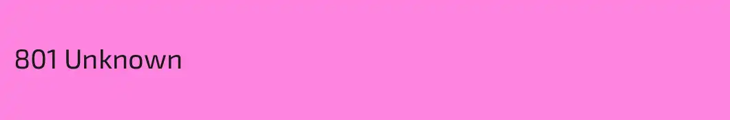 801 Unknown